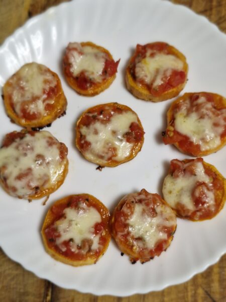 mini pizza cu cartof dulce